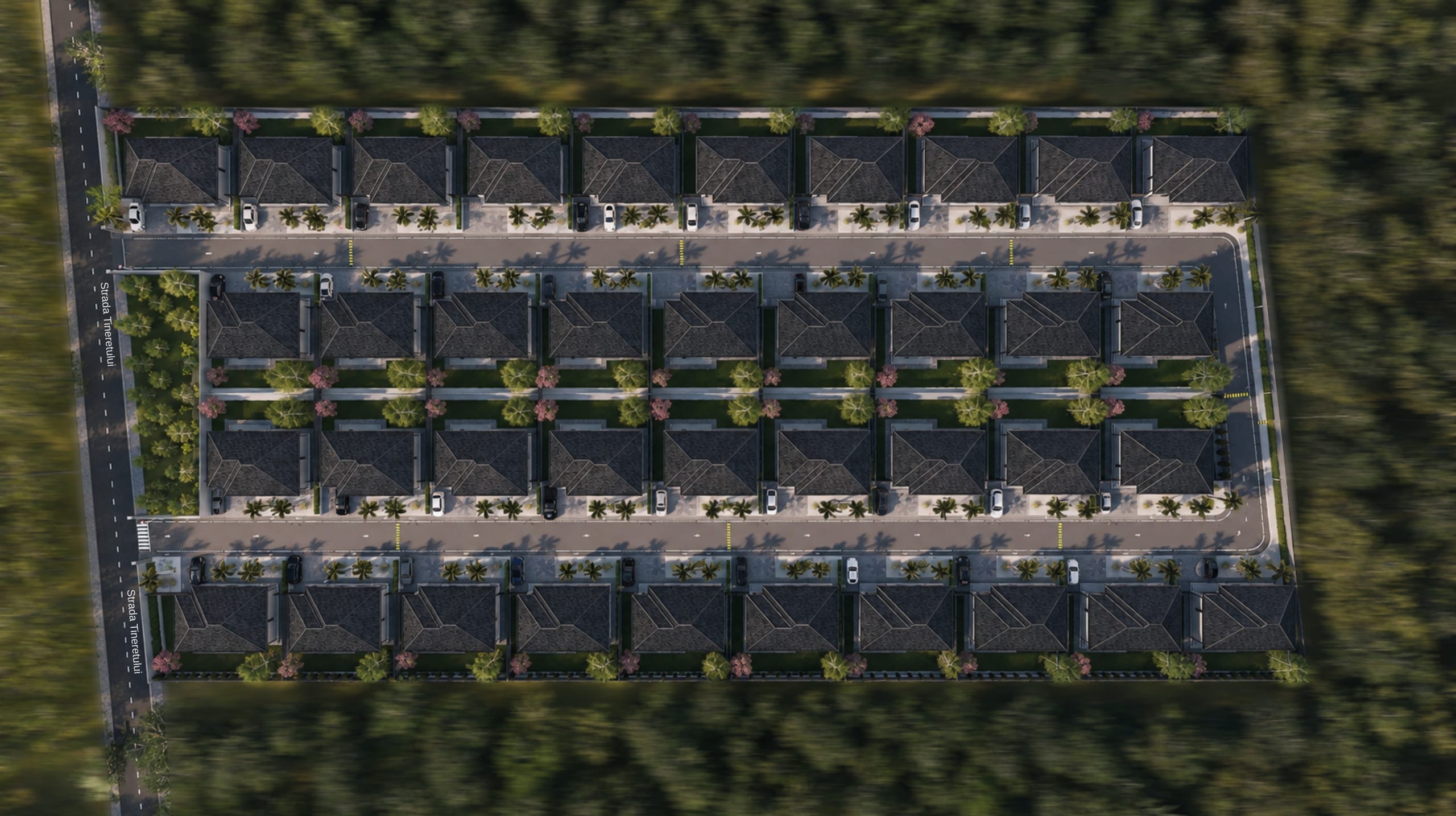 Plan de ansamblu Bla Residence, vedere de sus